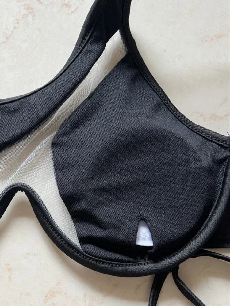 One-Shoulder Bikini Set