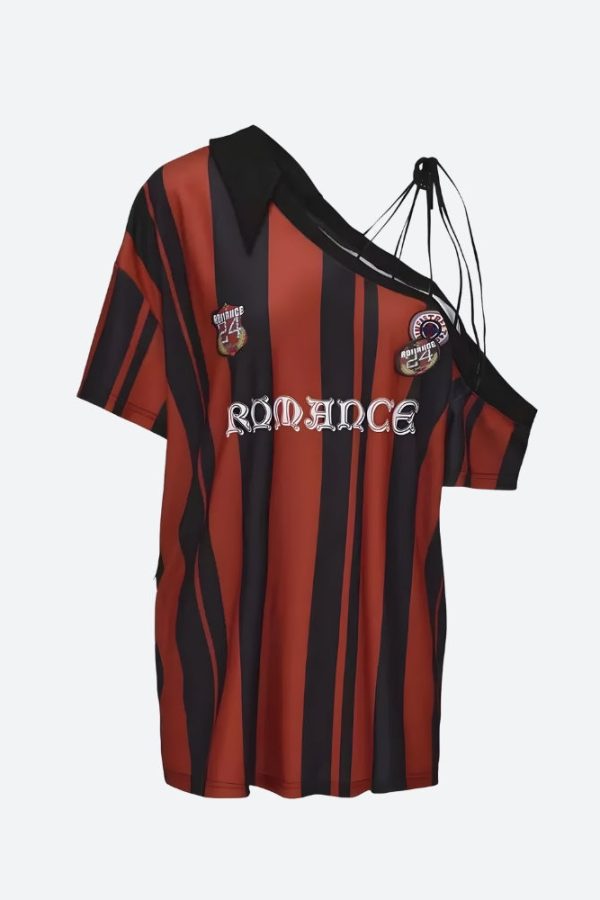 One Shoulder Jersey Top