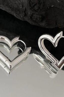 Open Heart Earrings