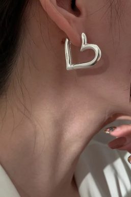 Open Heart Earrings