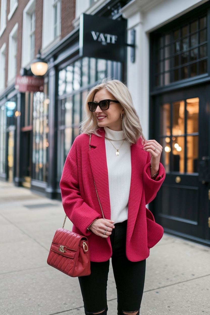 Chic Outfit Ideas for Valentines Day to Impress outfit idea
