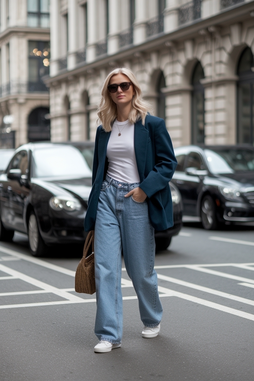 Outfit Ideas with Baggy Jeans for Trendsetters outfit idea