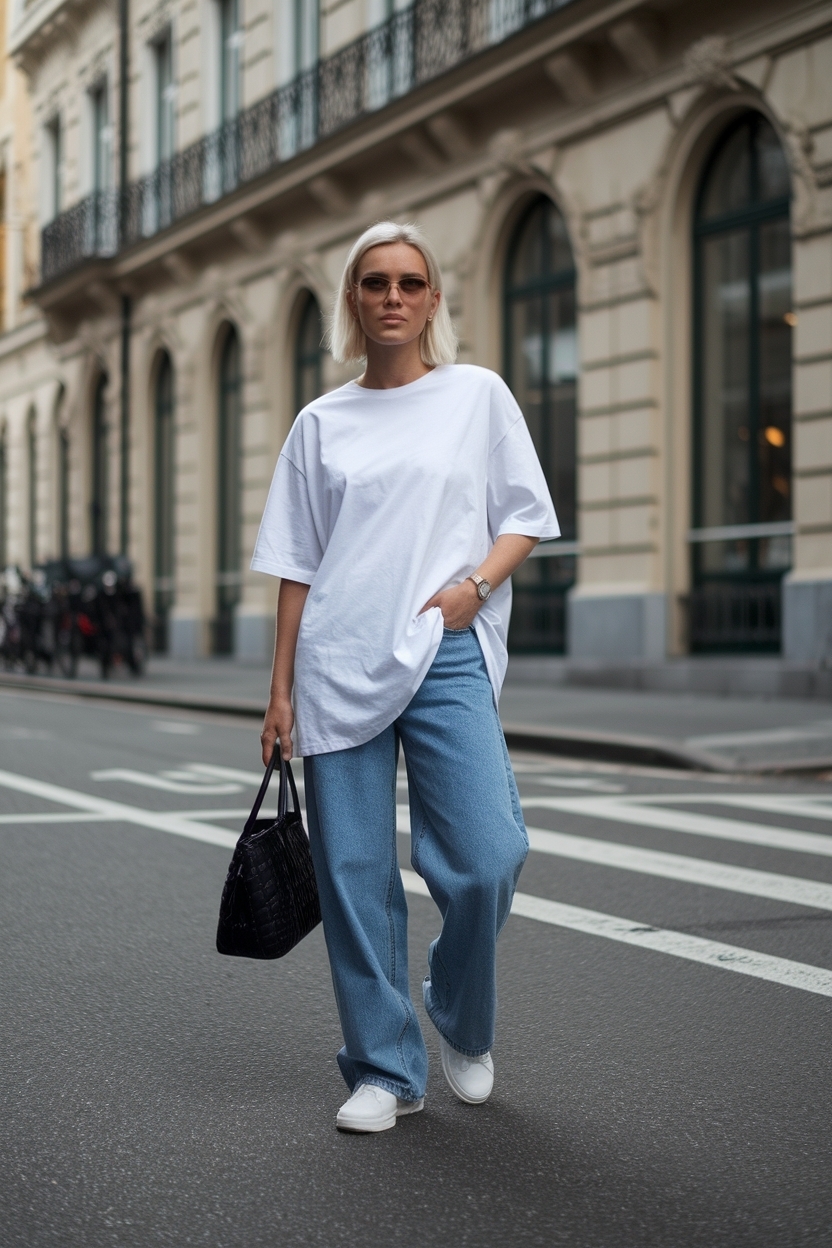 Over Sized T Shirt Outfit Baggy Jeans Wo: The Ultimate Guide outfit idea