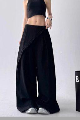 Overlay Wide Leg Pants