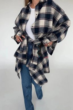 Oversize Plaid Shirt