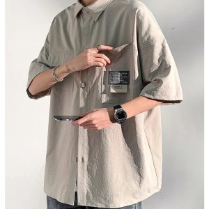 Oversized Short Sleeve Shirt