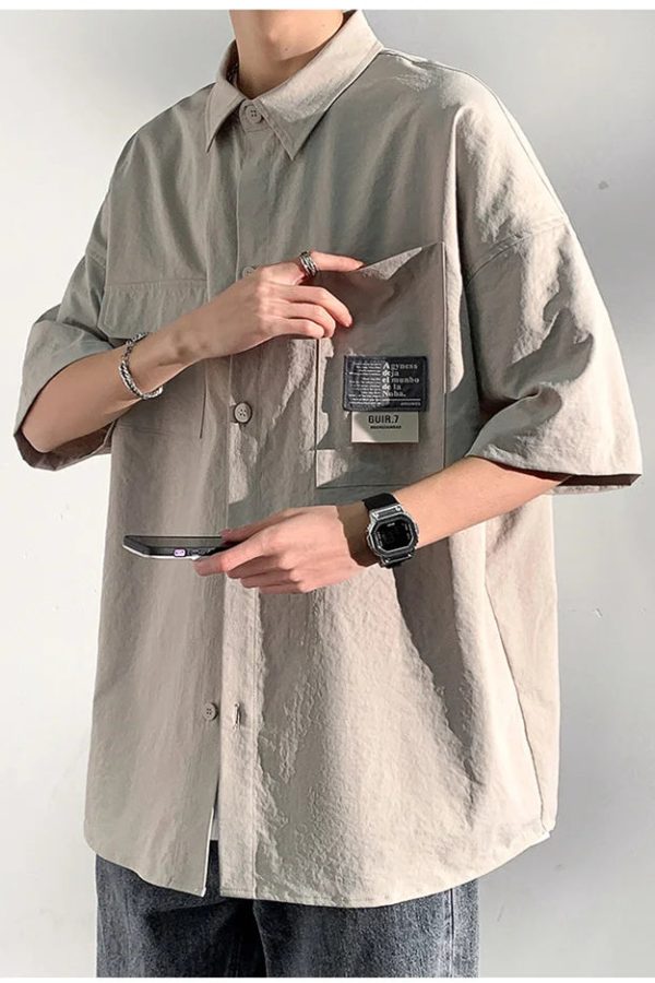 Oversized Short Sleeve Shirt