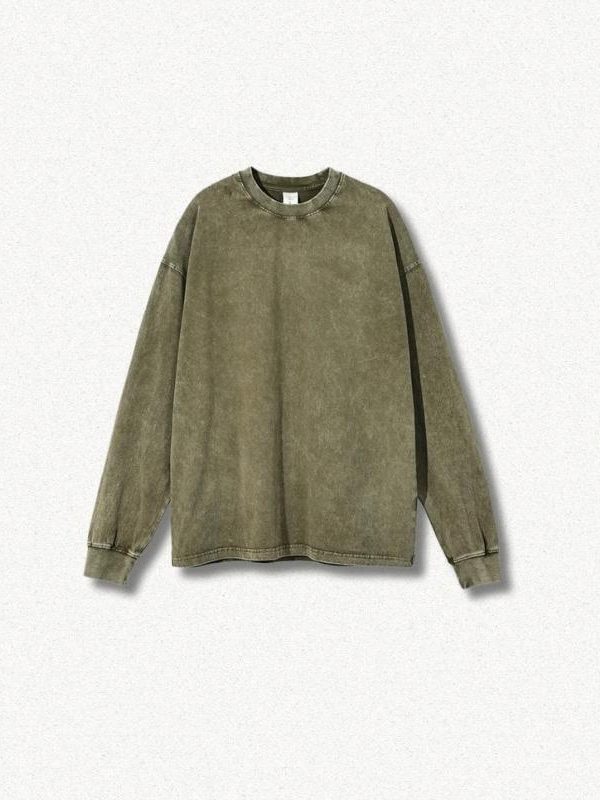 Oversized Washed Basic Tee