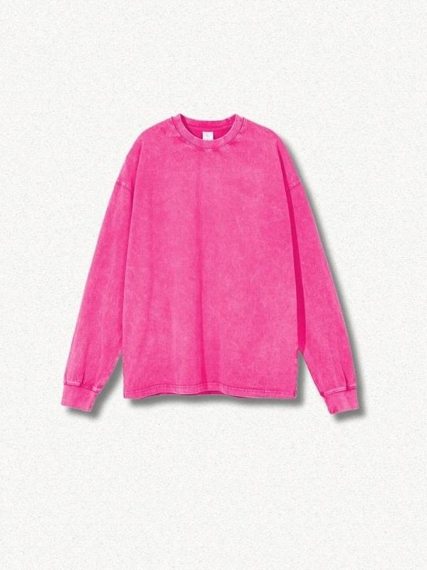 Oversized Washed Basic Tee