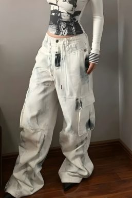 Painted Cargo Pants