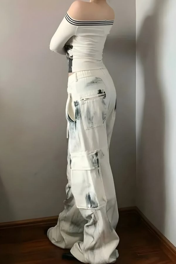 Painted Cargo Pants