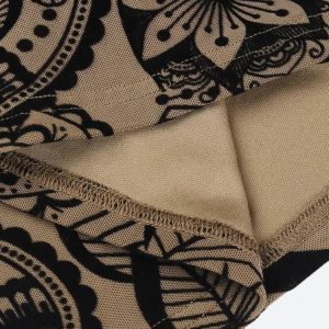 Paisley Cut Out Mini Dress