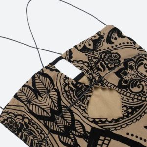 Paisley Cut Out Mini Dress