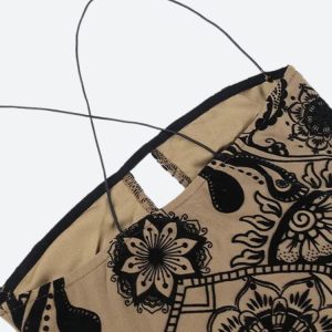 Paisley Cut Out Mini Dress