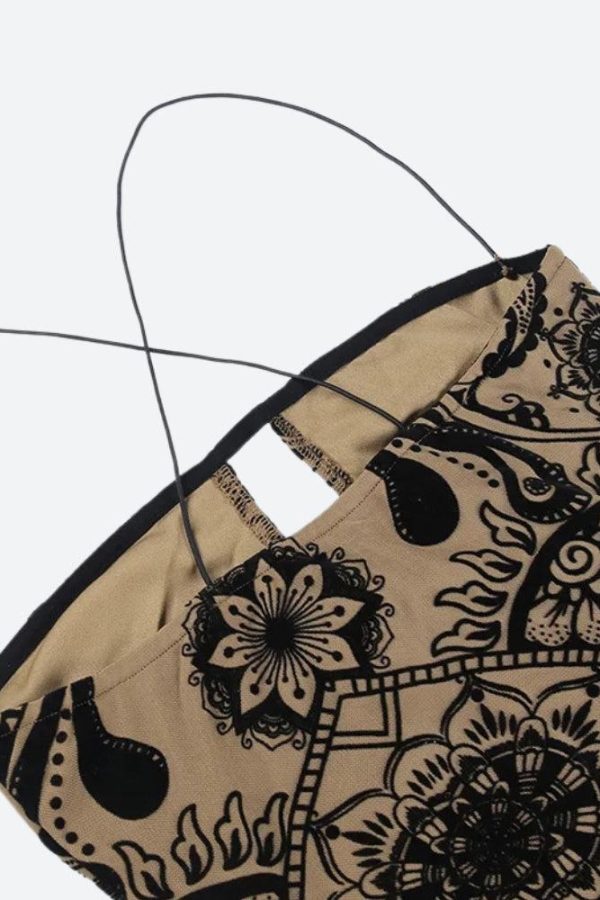 Paisley Cut Out Mini Dress