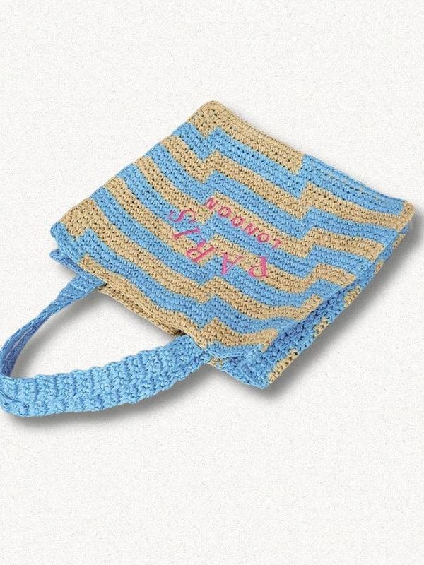 Paris Straw Beach Bag
