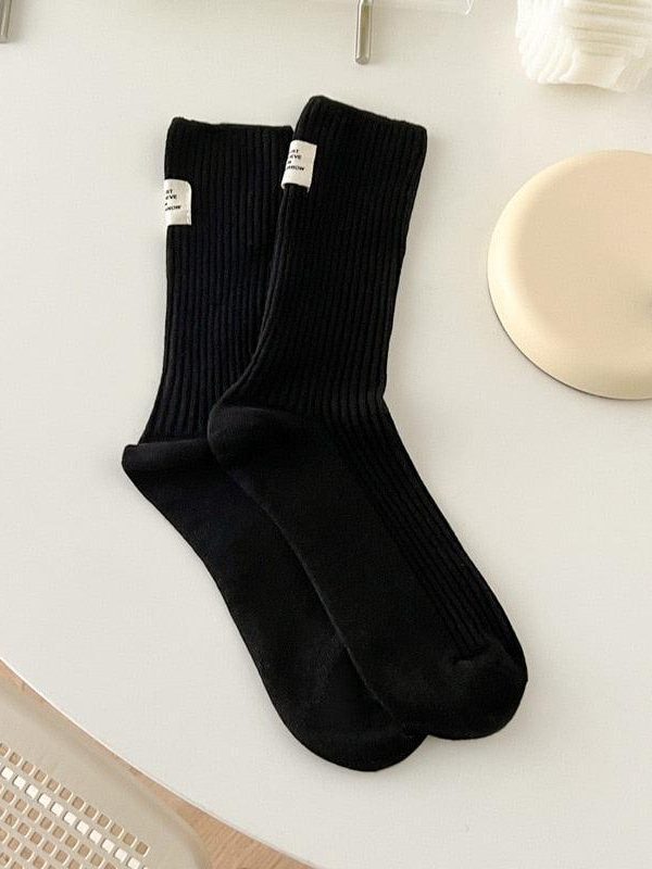 Pastel Colors Mid Cut Socks