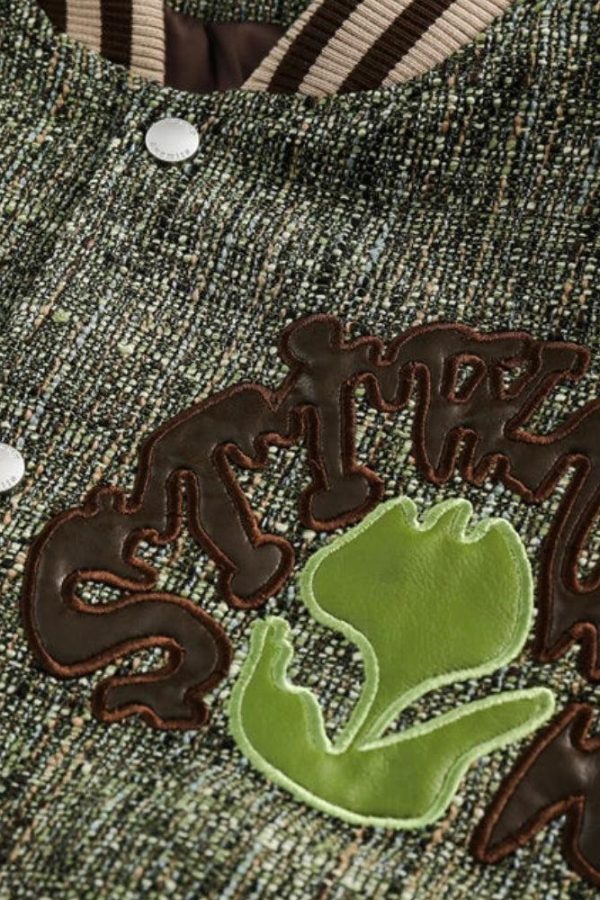 Patchwork Bomber Jacket