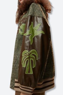 Patchwork Bomber Jacket