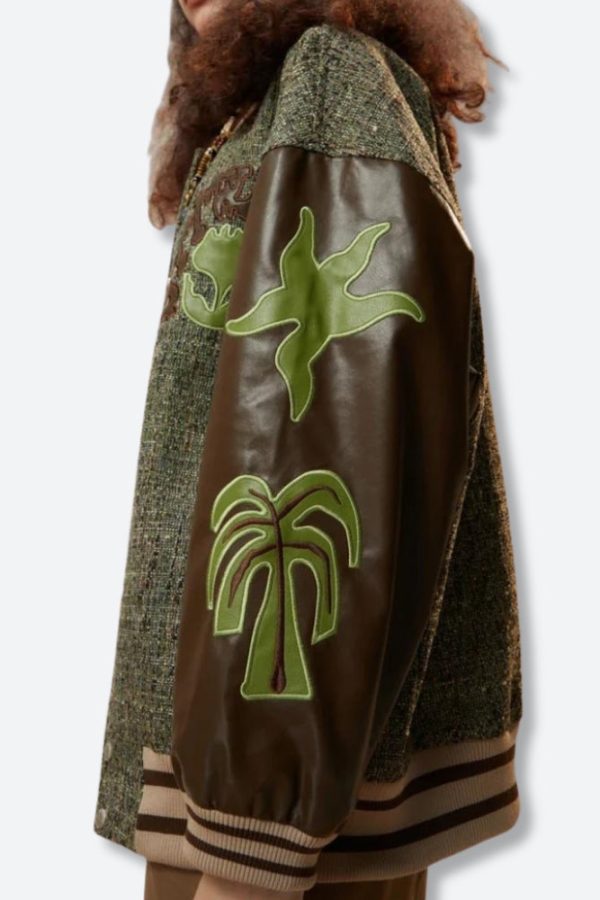 Patchwork Bomber Jacket