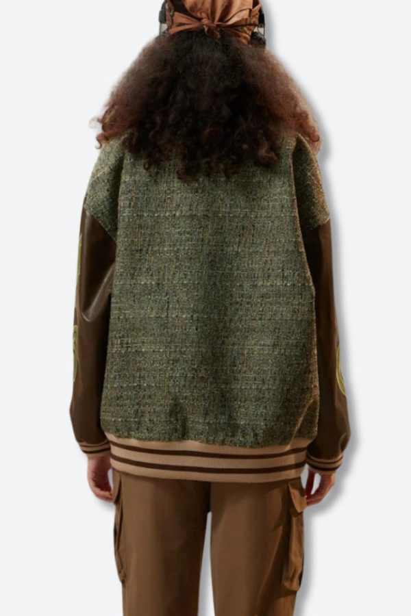 Patchwork Bomber Jacket