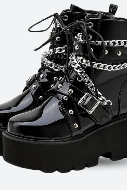 Patent Leather Boots