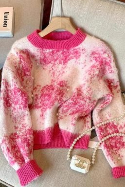 Pearl Beaded Soft Touch Knitted Sweater