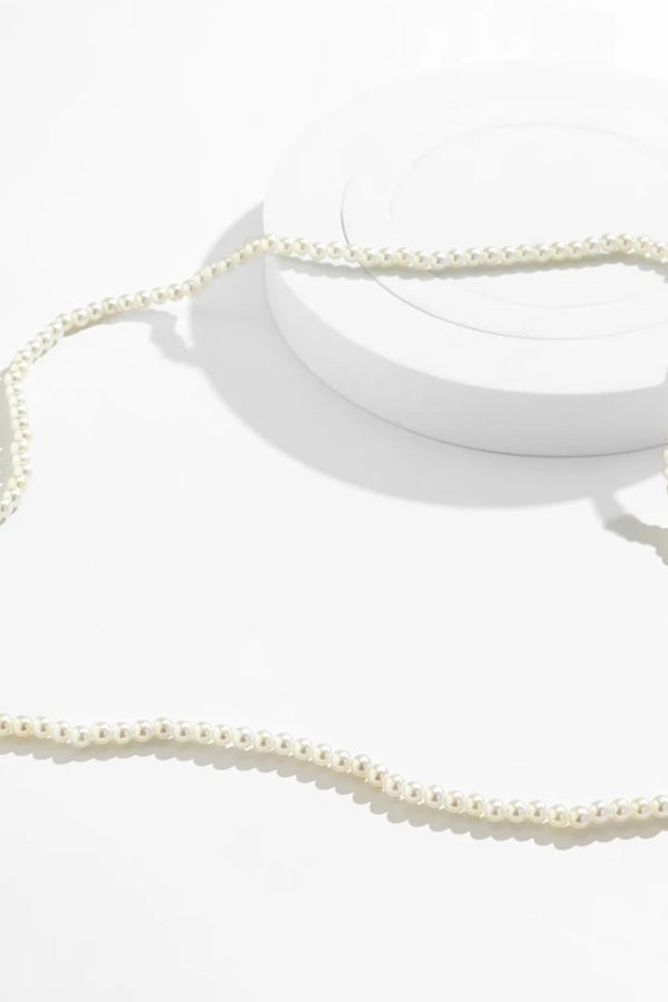 Pearl Belly Chain With Butterfly Pendant