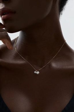 Pearl & Diamond Necklace