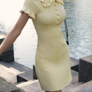 Peter Pan Collar Mini Dress