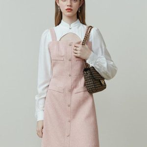 Pink Preppy Mini Dress