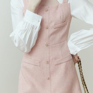 Pink Preppy Mini Dress