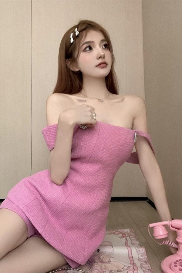 Pink Top & Shorts Two Piece Set