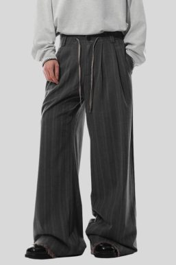 Pinstripe Drawstring Pants