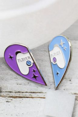 Players Heart Shaped Pins