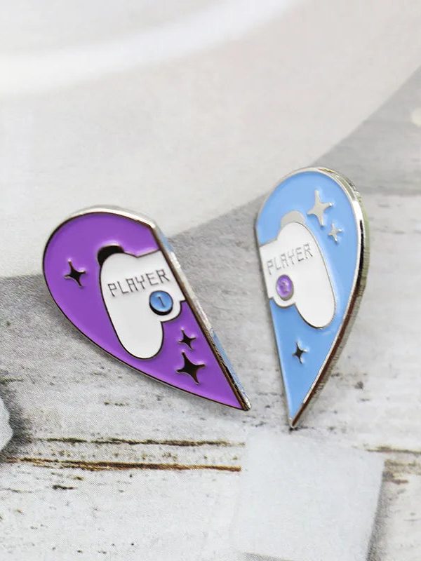 Players Heart Shaped Pins
