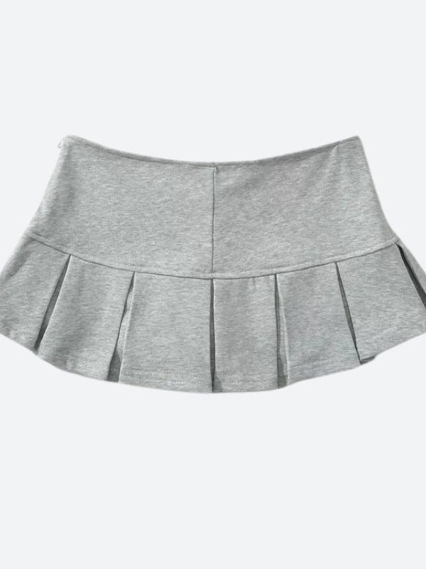 Pleated Micro Mini Skort