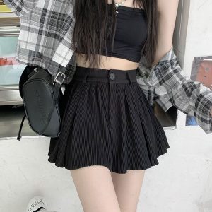 Pleated Mini Skort