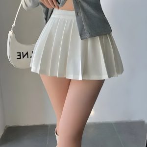 Pleated Tennis Mini Skirt