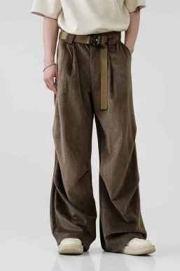 Pleated Wide Leg Pants