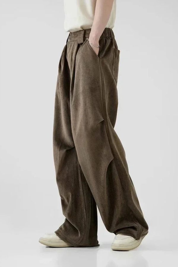 Pleated Wide Leg Pants