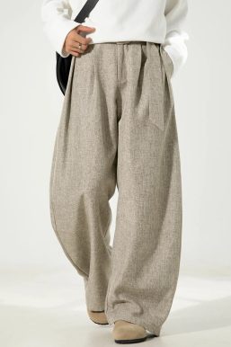 Pleated Wide Pants