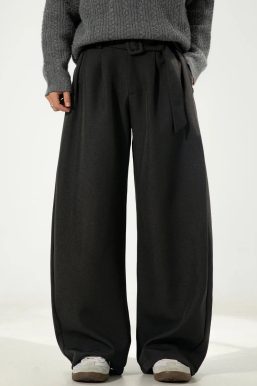 Pleated Wide Pants