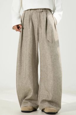 Pleated Wide Pants