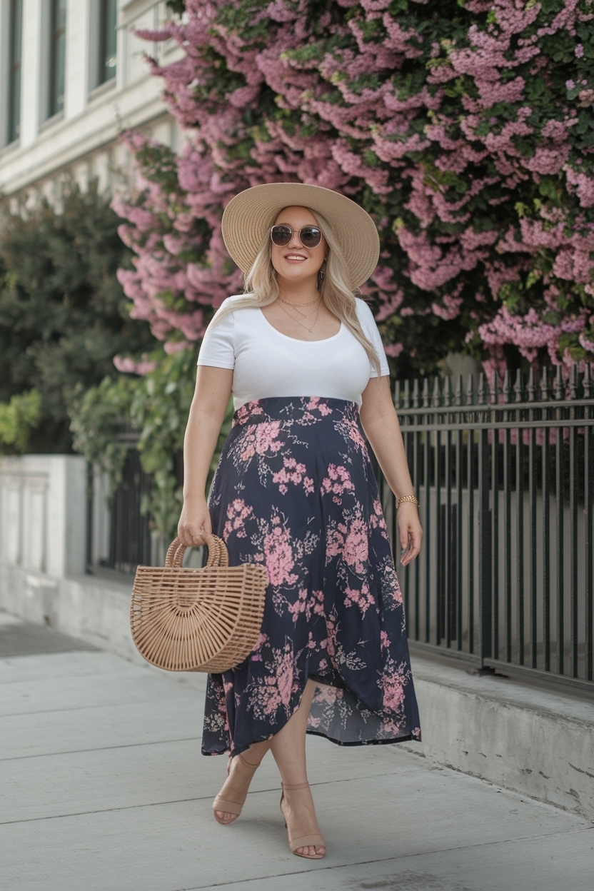 Plus Size Summer Outfits Big Stomach for Flattering Fits outfit idea