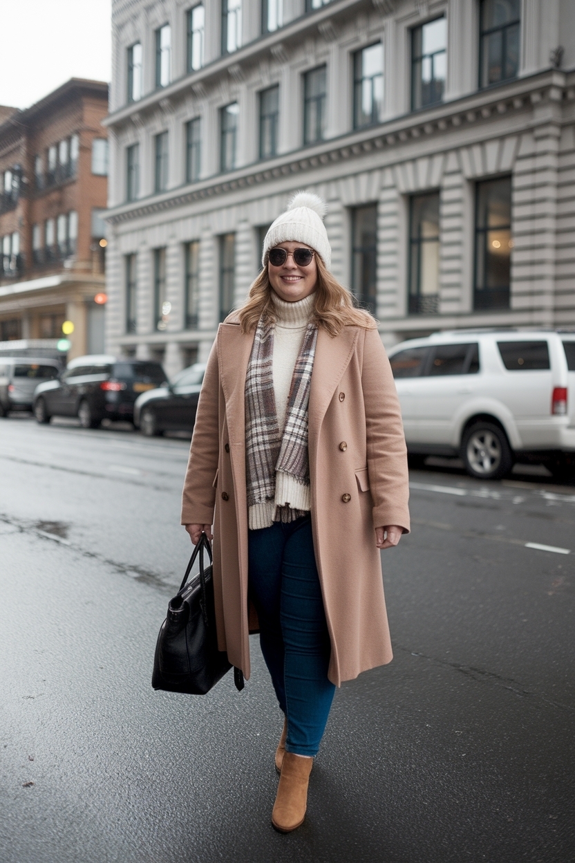 Plus Size Winter Outfits Casual: Stay Warm in Style outfit idea