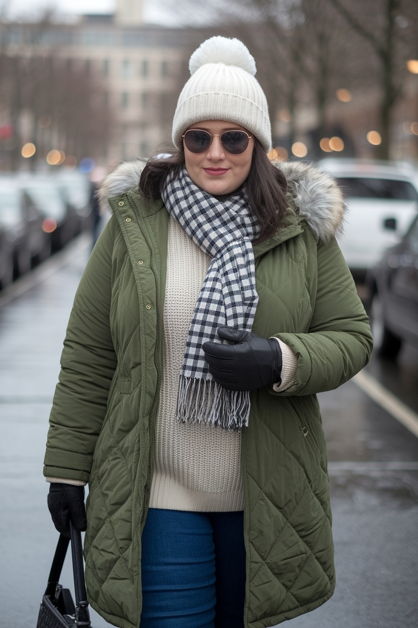 Plus Size Winter Outfits Cold Weather: Embrace Your Curves outfit idea
