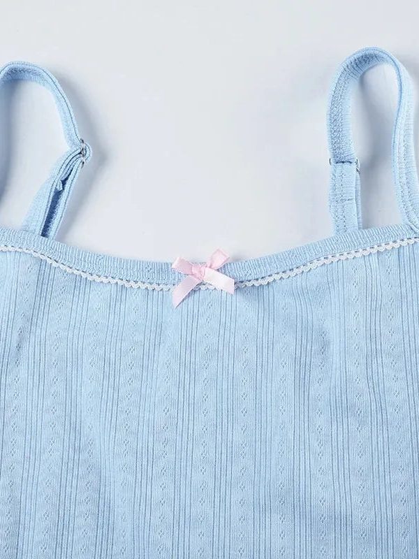 Pointelle Two Piece Pajama Set