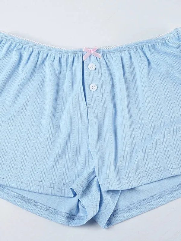 Pointelle Two Piece Pajama Set