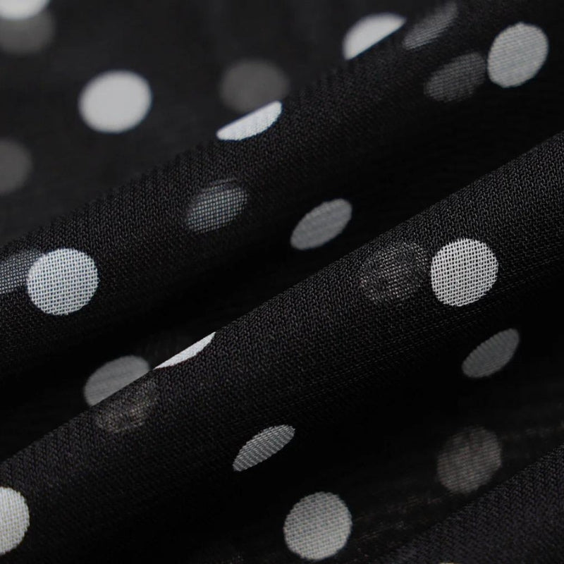 Polka Dot Backless Sheer Maxi Dress Polka Dot Backless Sheer Maxi Dress